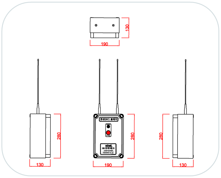 YH-RF300 REP Dimension