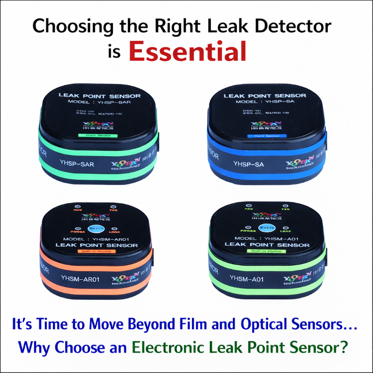 Infographic on hazardous chemical leak detector selection guide and installation standards