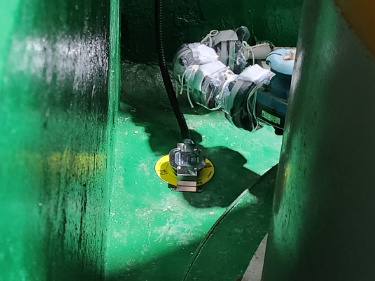 Detailed view of the acid and alkali response leak detector YHSP-SAR