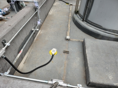 Replacement of hazardous chemical safety leak detector completed at a Yeosu chemical plant