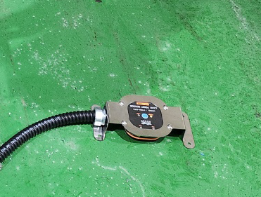Site view of the replaced YHSM-AR01 leak detector installation
