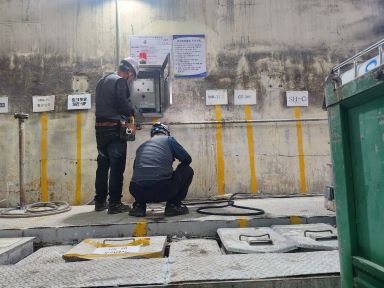 Precision installation work for chemical leak detection
