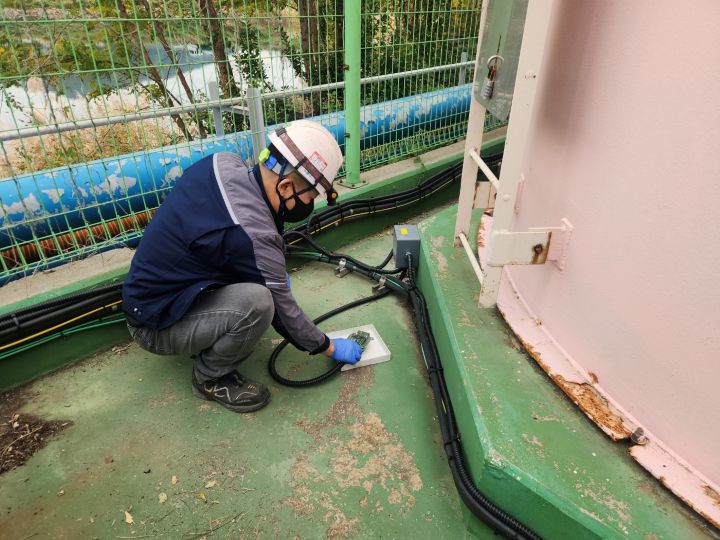 Verification of false alarm prevention against rainwater in outdoor conditions