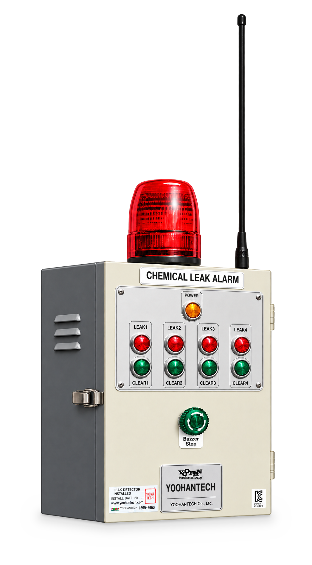 Yoohantech Wireless Leak Alarm Transmitter with Signal Tower YH-RF410L TX