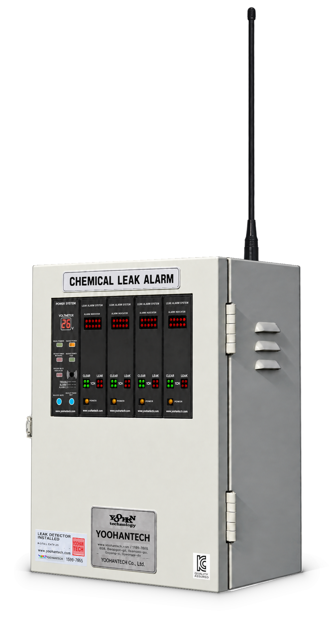 Yoohantech Card-Type Wireless Leak Alarm Receiver YH-RF500L RX