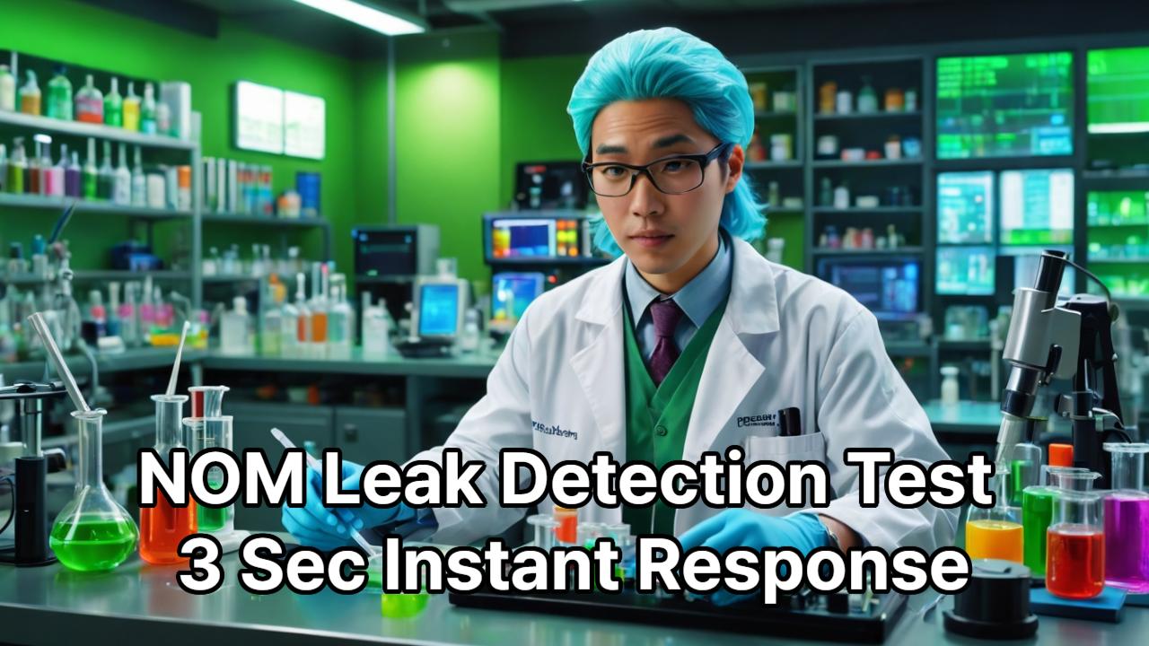Normal Octyl Mercaptan (NOM) Leak Detection Test | YHSP-SA Organic Solvent Sensor Response in 3 Seconds