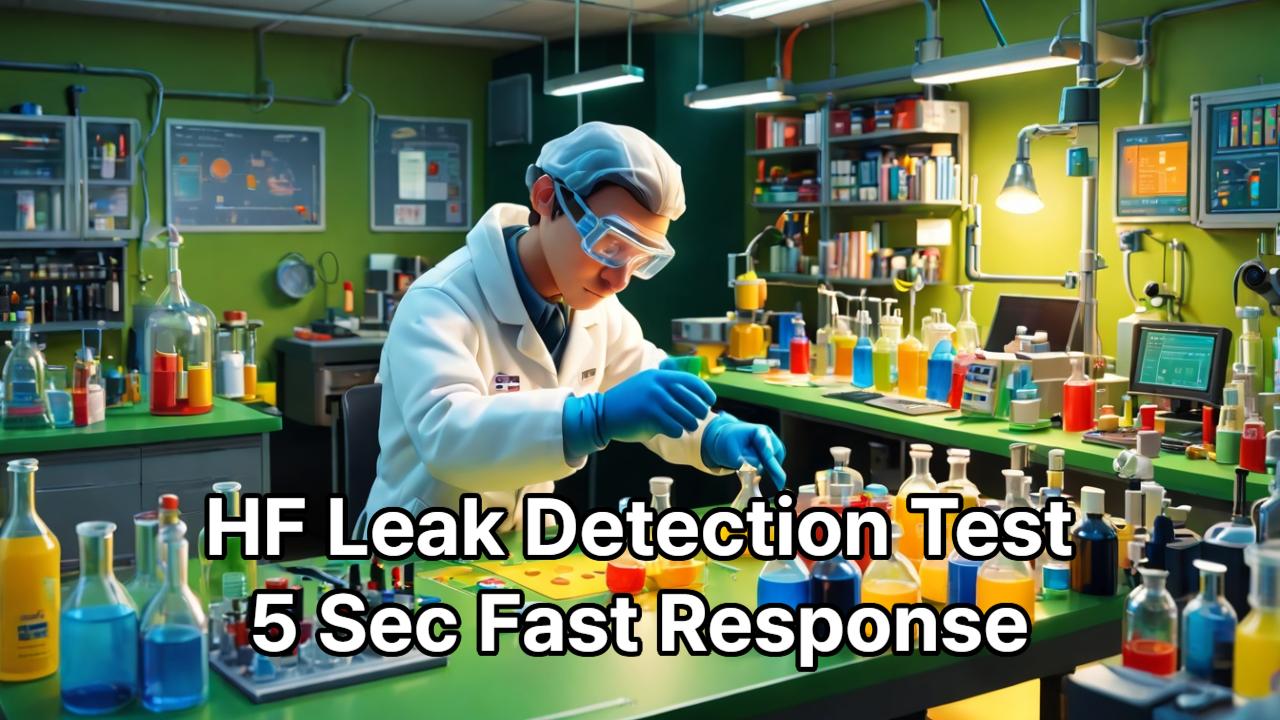 Hydrogen Fluoride (HF) Leak Detection Test | YHSP-SAR Sensor Response in 5 Seconds