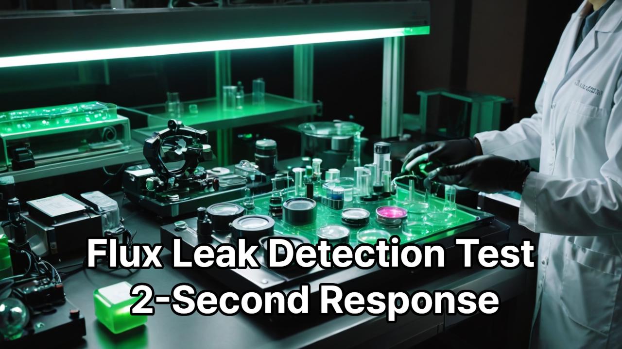 Flux Leak Detection Test | Electronic Leak Point Sensor | Water Non-Response and 2-Second Alarm Response