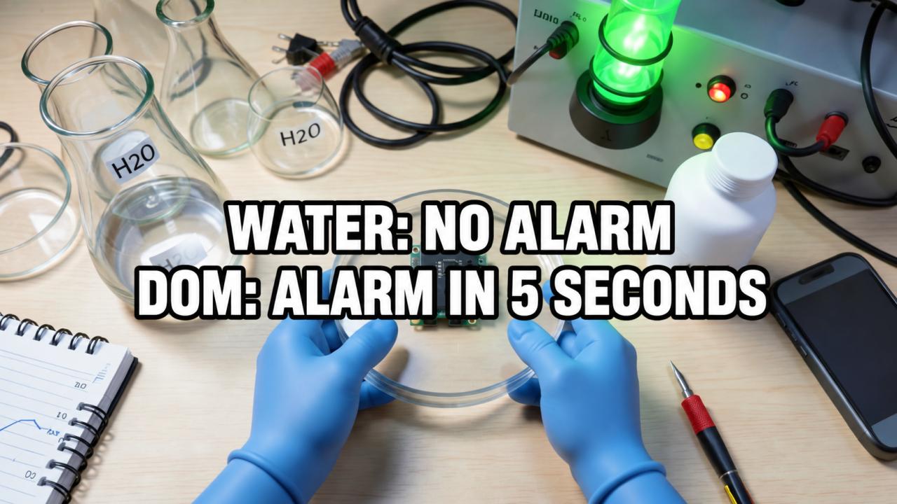 Liquid Leak Detector Test: DOM Solvent vs Water | YHSP-SA