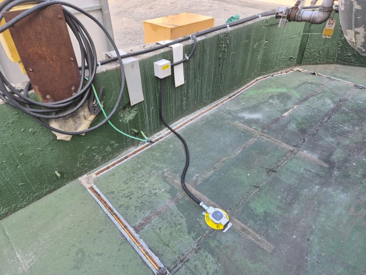 불량 필름센서 교체된 유한테크 누액감지기 YHSP-SA