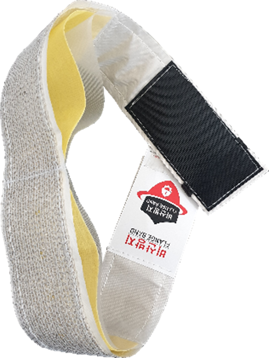 누액 감지 시 변색 기능이 탑재된 유한테크 비산방지 플랜지밴드 SFBT-001 제품