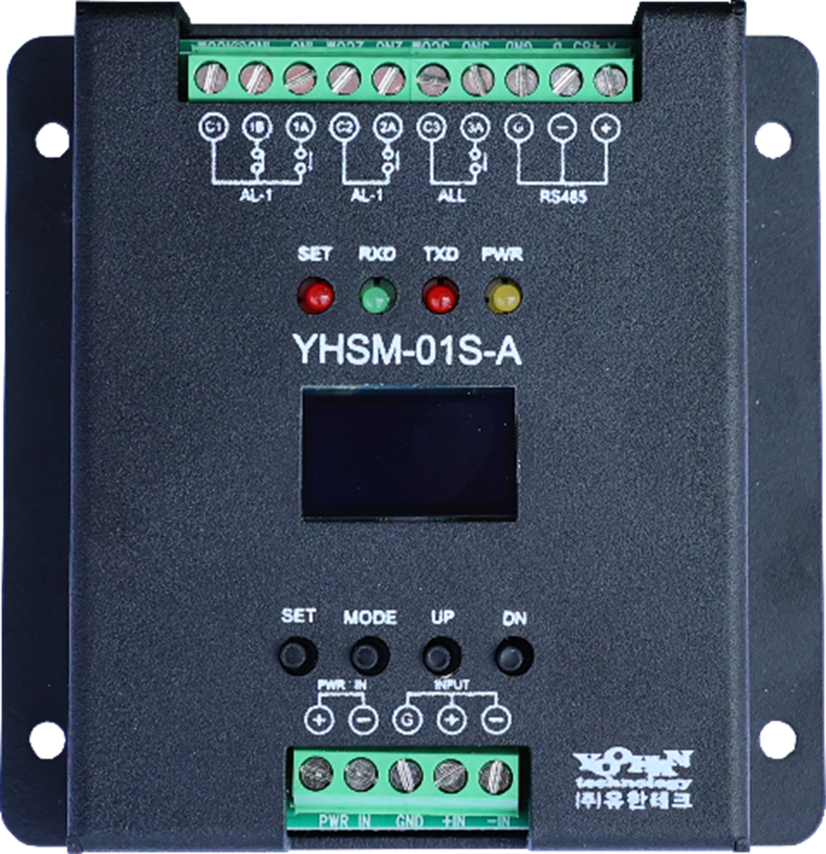 유한테크 1채널 유기용제 및 오일류 누액감지기 제어 모듈 YHSM-01S-A