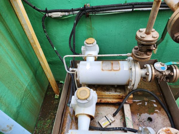 구형 필름형 누액감지기 철거 전 1