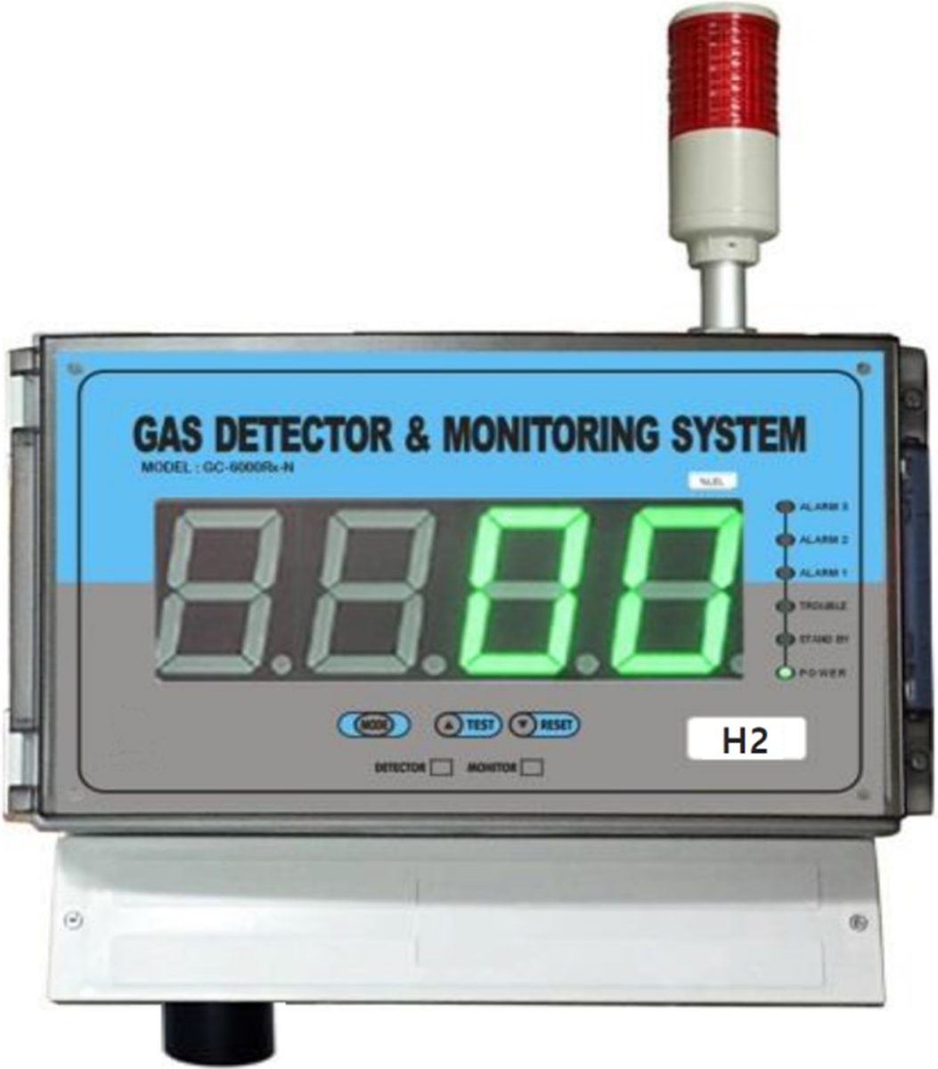 대형 표시계 수신부 일체형 가연성 가스감지기 GC-6000Rx-D-FL 제품