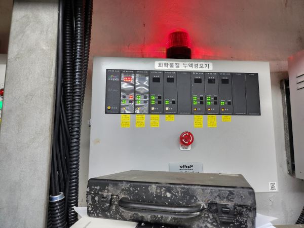 누액 감지 수신부 정상 작동 확인 10