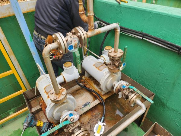 신형 전자식 누액감지기(YHSP-SAR) 교체 완료 1