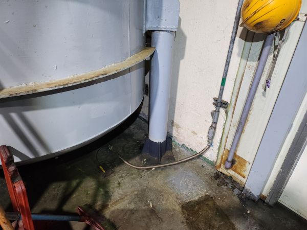 구형 필름형 누액감지기 철거 전 10