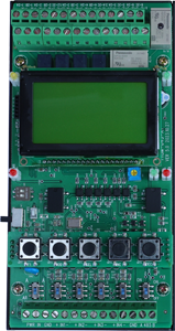 유한테크 다회로 누액감지 모듈 YHSM-04S-A 내부 PCB 회로도 및 LCD 디스플레이