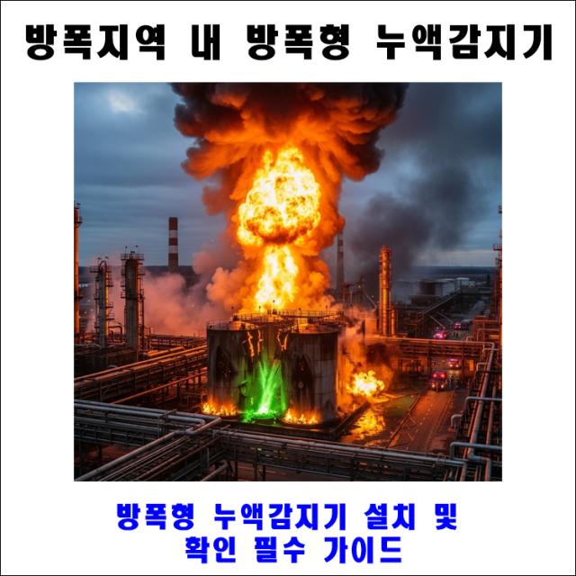 방폭지역 내 방폭형 누액감지기 설치 및 확인 필수 가이드